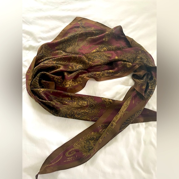 Ralph Lauren Accessories - NWT “Ralph Lauren” 100% silk scarf